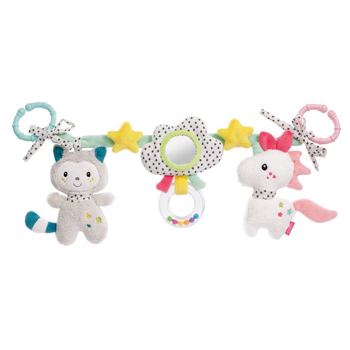 Fehn - Venta al por mayor Juguete móvil para bebé - Cadena para cochecito Aiko & Yuki - cadena móvil para colgar