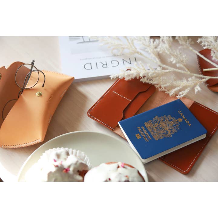 Canvas Toronto – wholesale Passport case – Unisex – DIY Leather Passport Holder/ Leather Travel Wallet