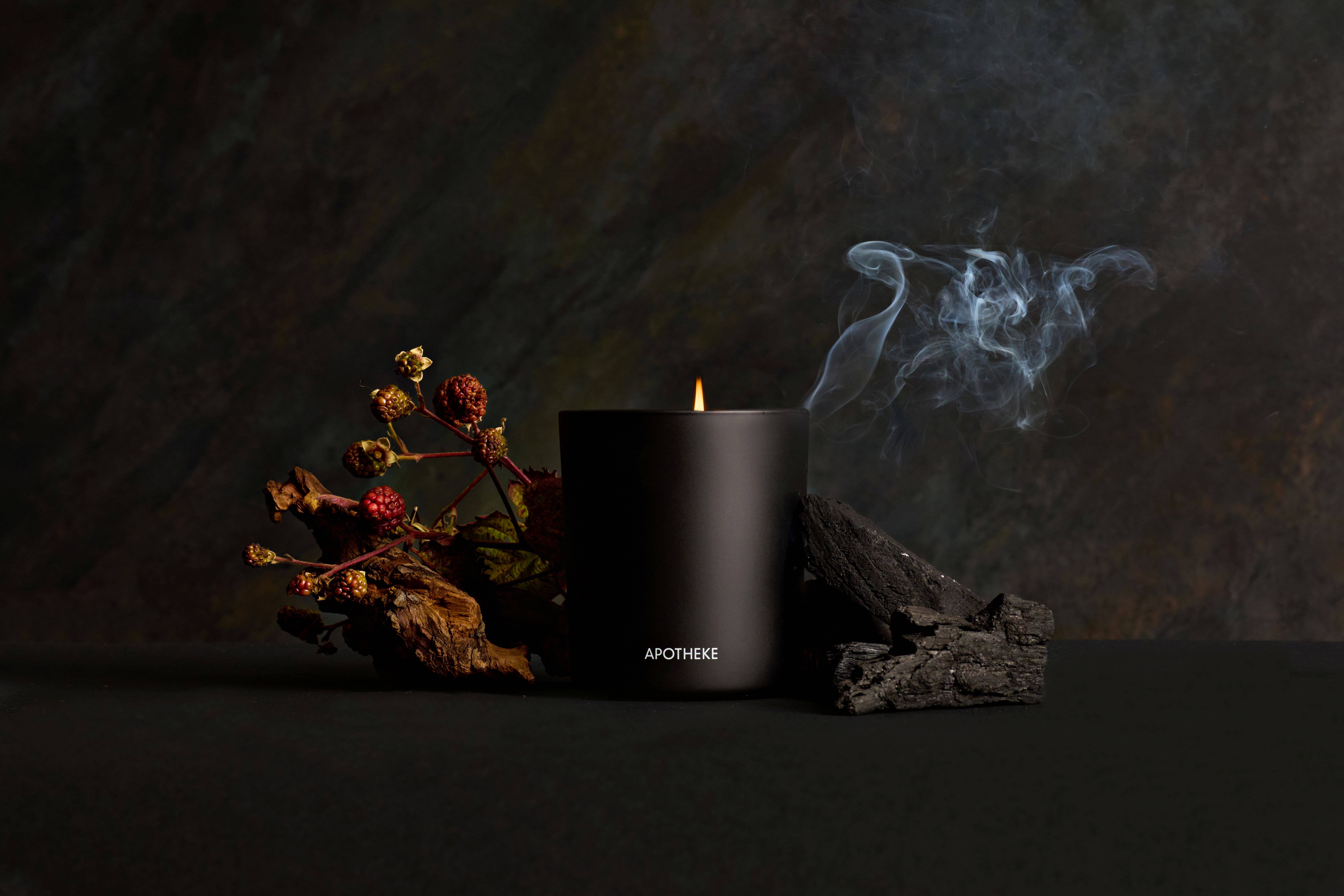 Apotheke – wholesale Jar/filled candle – Charcoal Classic Candle1