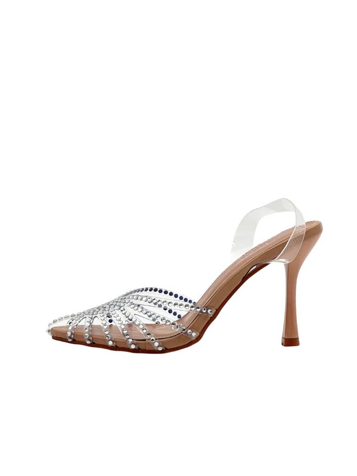 Stephan Paris - Wholesale High heels – Women’s - UC-163 transparent heeled mules1