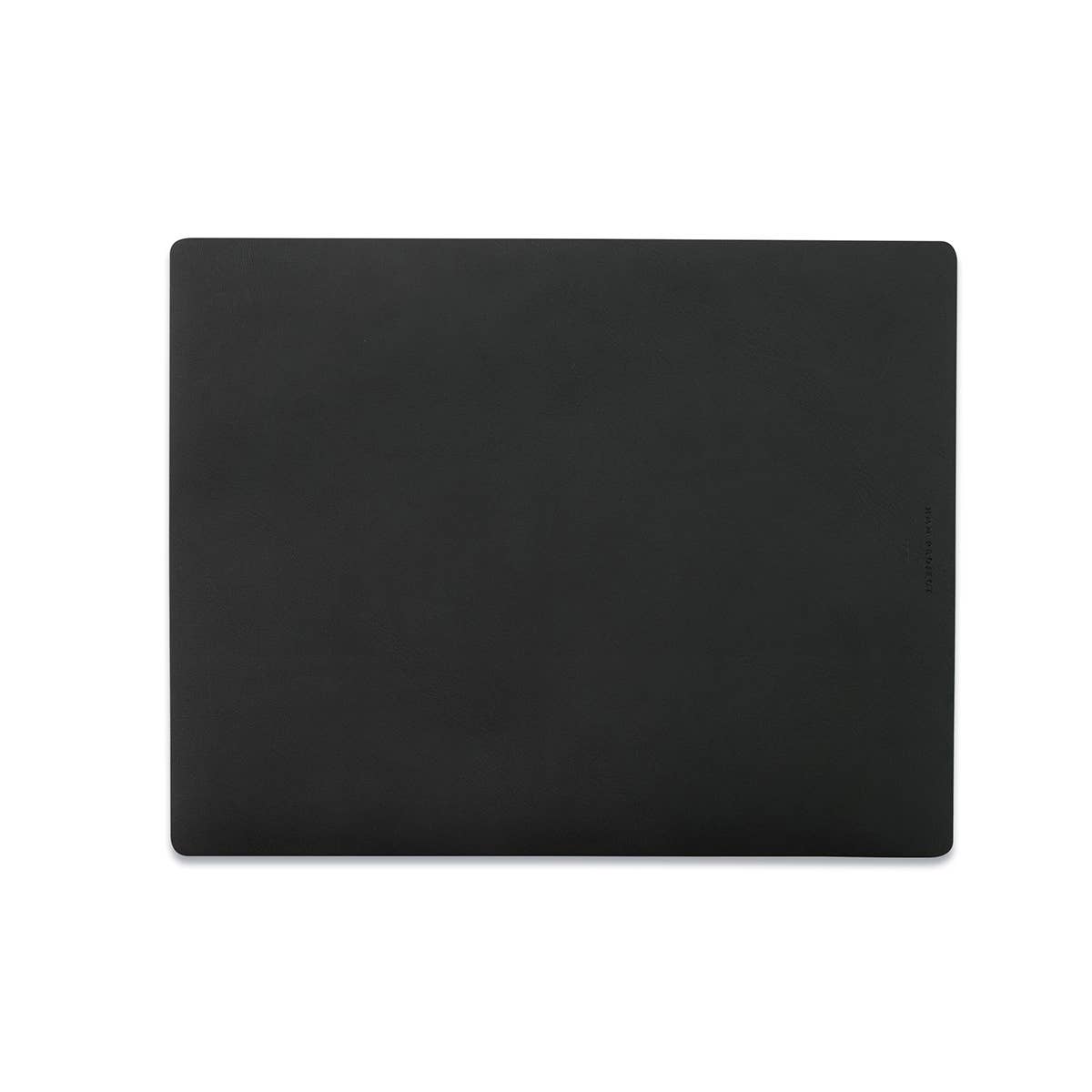 HMM - Vente Tapis de souris - Tapis de souris en cuir végétalien noir, antidérapant et imperméable