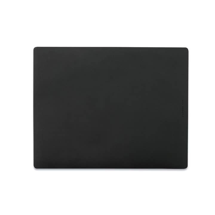 HMM - Wholesale Mousepad/Trackpad - Black Vegan Leather Mouse Pad, Slip-Resistant & Waterproof