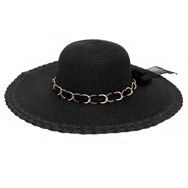 Cap Zone - Vente Chapeau de paille – femme - Chapeau de paille Toyo à bord souple avec ruban de toile de jute6