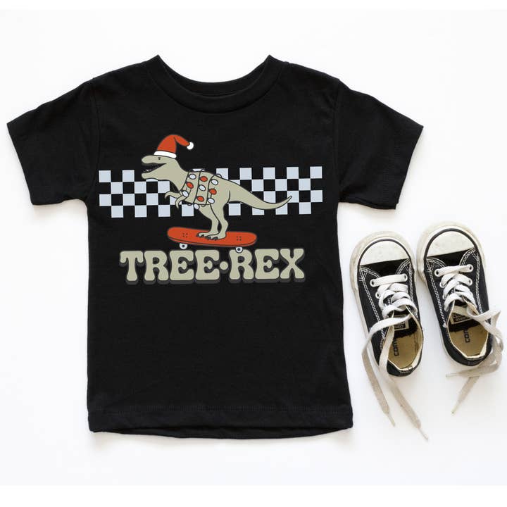 ZZ Threadz - Wholesale Screen Printed T-Shirt - Kids - Tree Rex Boys Dinosaur Graphic Tee