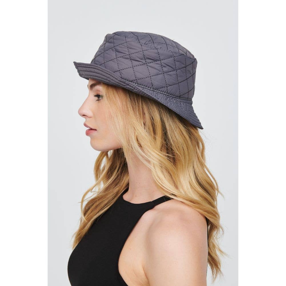 Urban Expressions - Wholesale Bucket Hat - Women's - Quilted Nylon Bucket Hat1