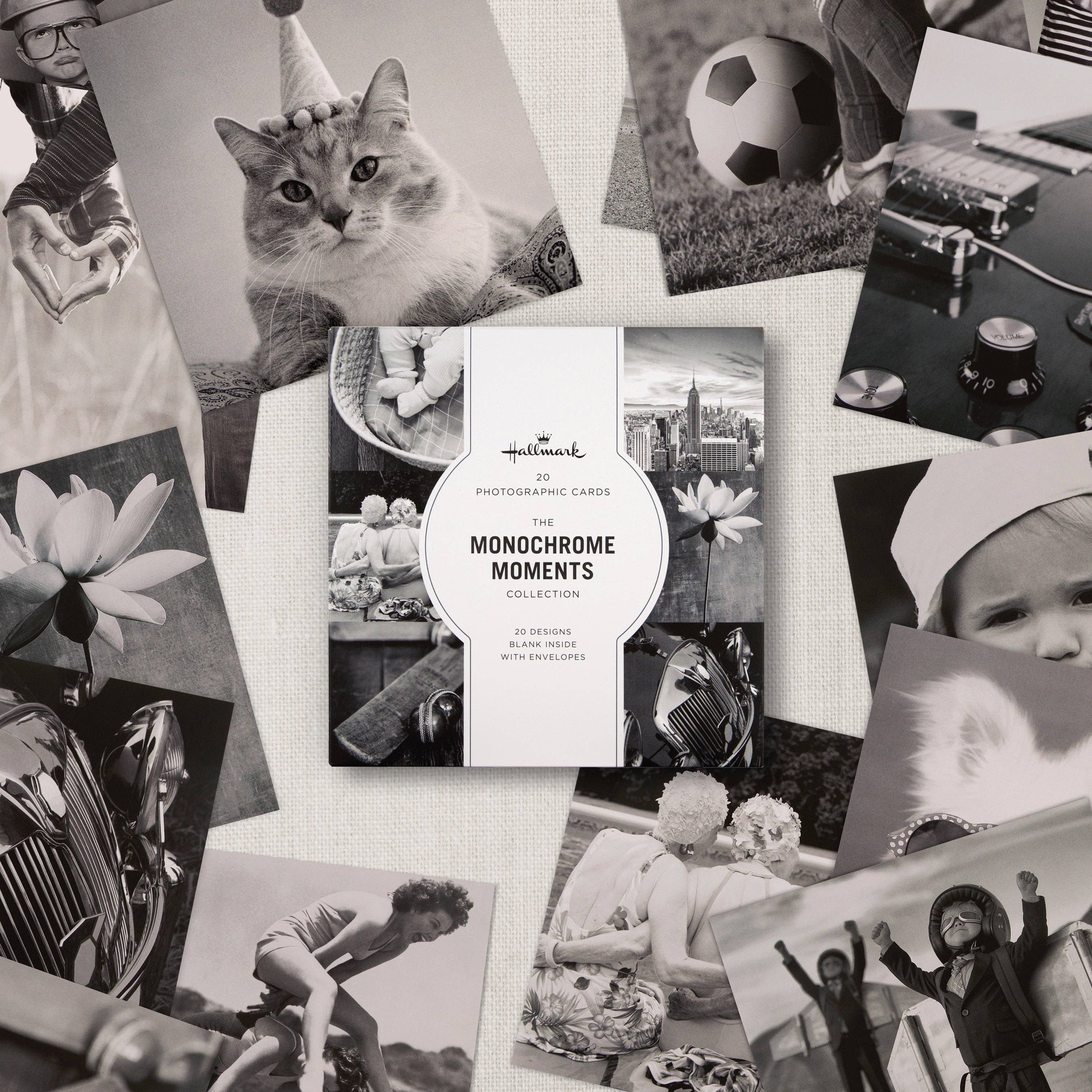 Hallmark – wholesale Stationery/notecard set – Gallery Blank Cards Multipack - 20 Monochrome Designs2