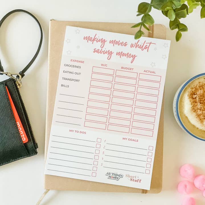 All Things Money Budget Planner for wholesale by Short Stuff