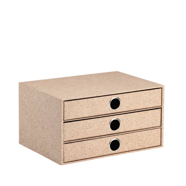 S.O.H.O. Cacao - 3-drawer box A4 for wholesale by Rössler Papier