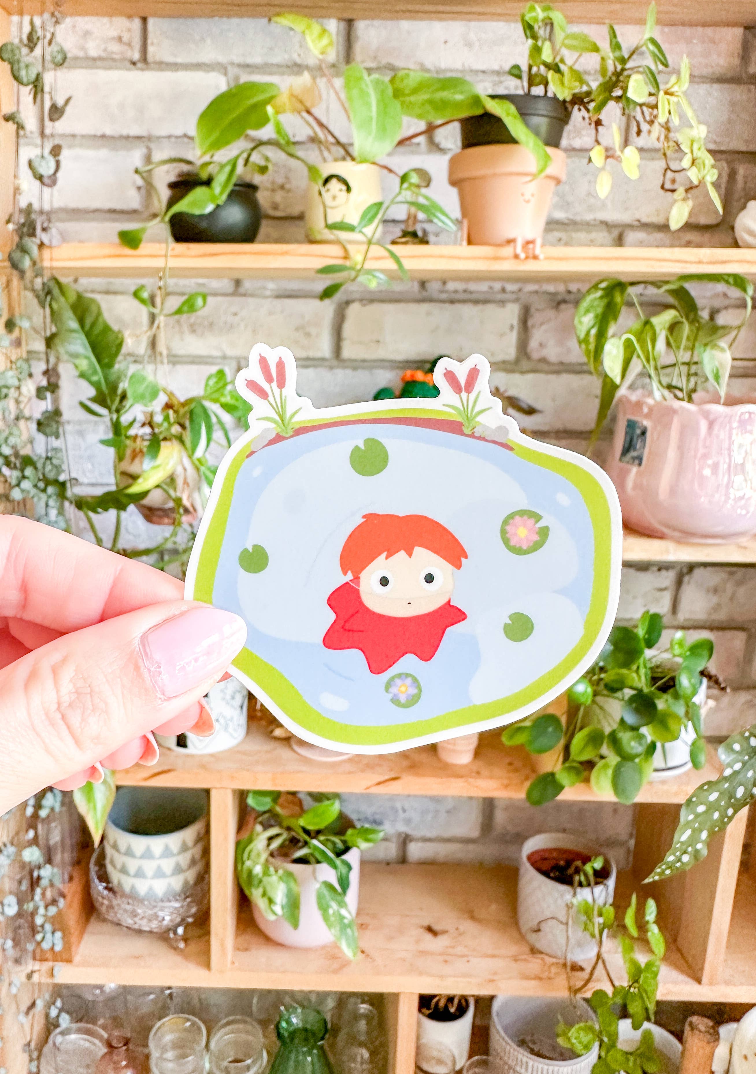 The Good Teacher Co - Wholesale Sticker - 'Ponyo Pond' Sticker0