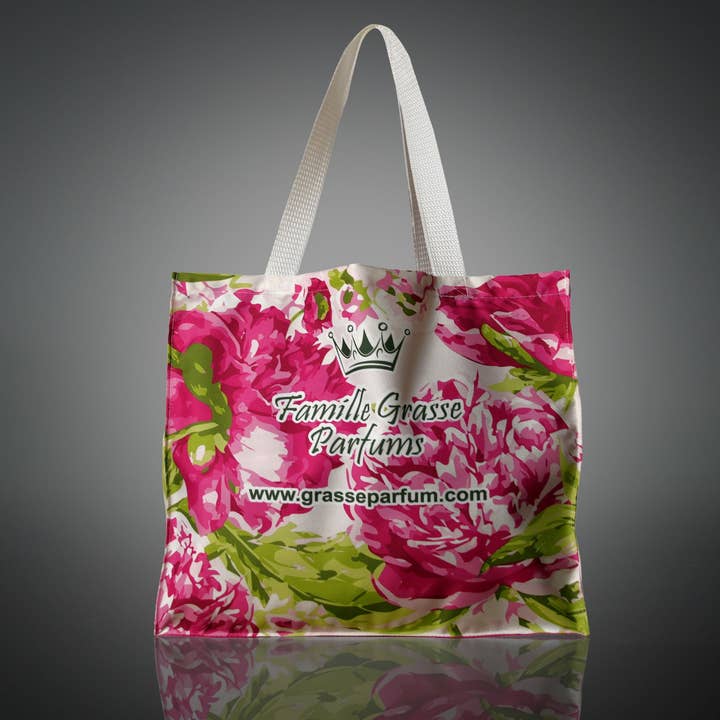 FAMILLE GRASSE PARFUMS - Wholesale Grocery/Shopping Bag - Shopping Bag Peony0