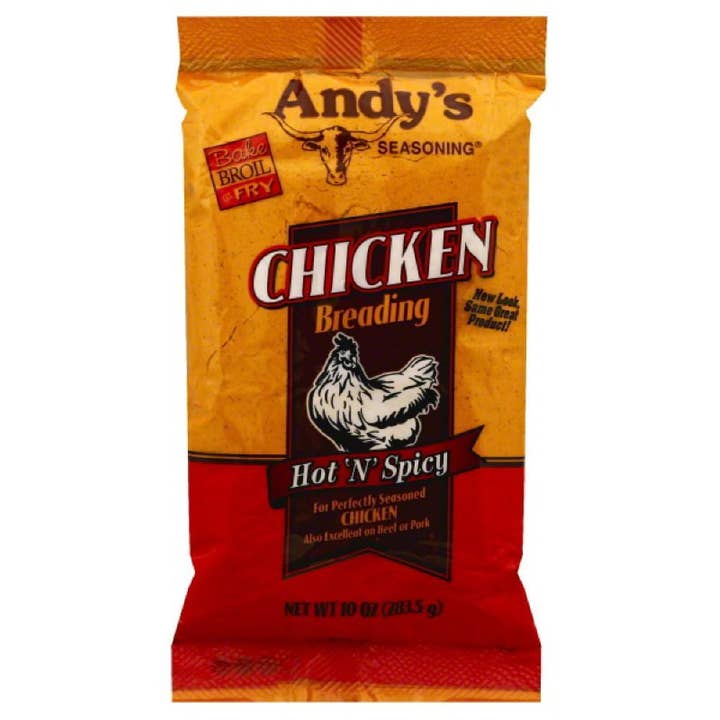 Assaisonnement Andy's Panure de Poulet Épicée, 283 g pour la vente par KeHE Distributors, LLC