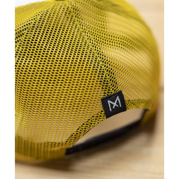 Maria Riding Company - Wholesale Trucker Hat - Unisex - Yellow Trucker Cap - Sunset Race3