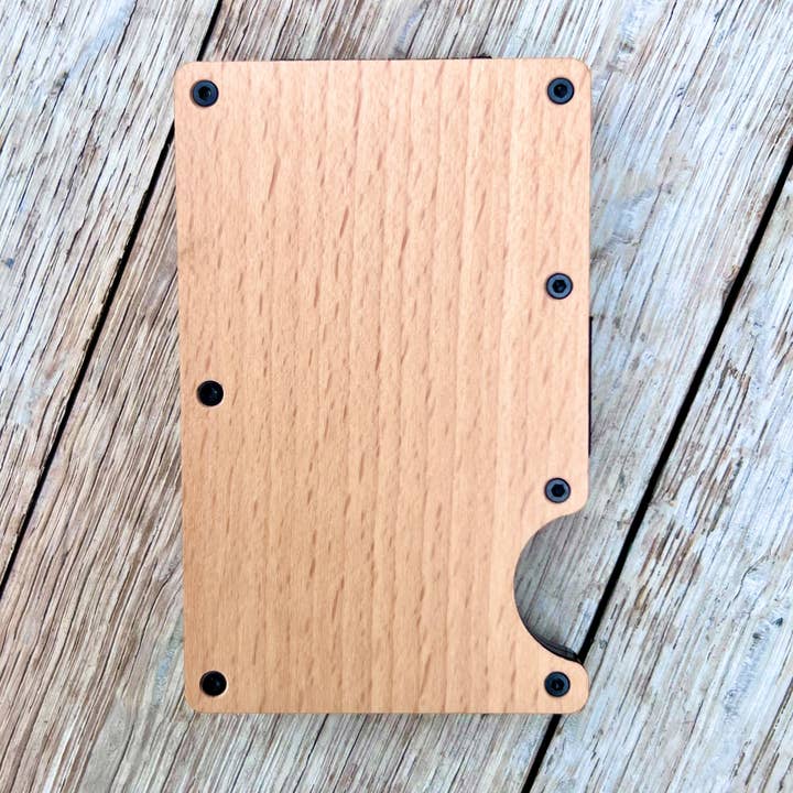 KW Custom Creations - Wholesale Wallet - Men's - Wooden Minimalist Wallet