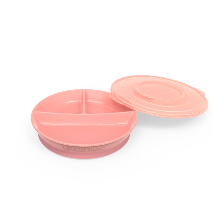 Twistshake Plate 6+m Pastel Pink for wholesale by Hippychick International