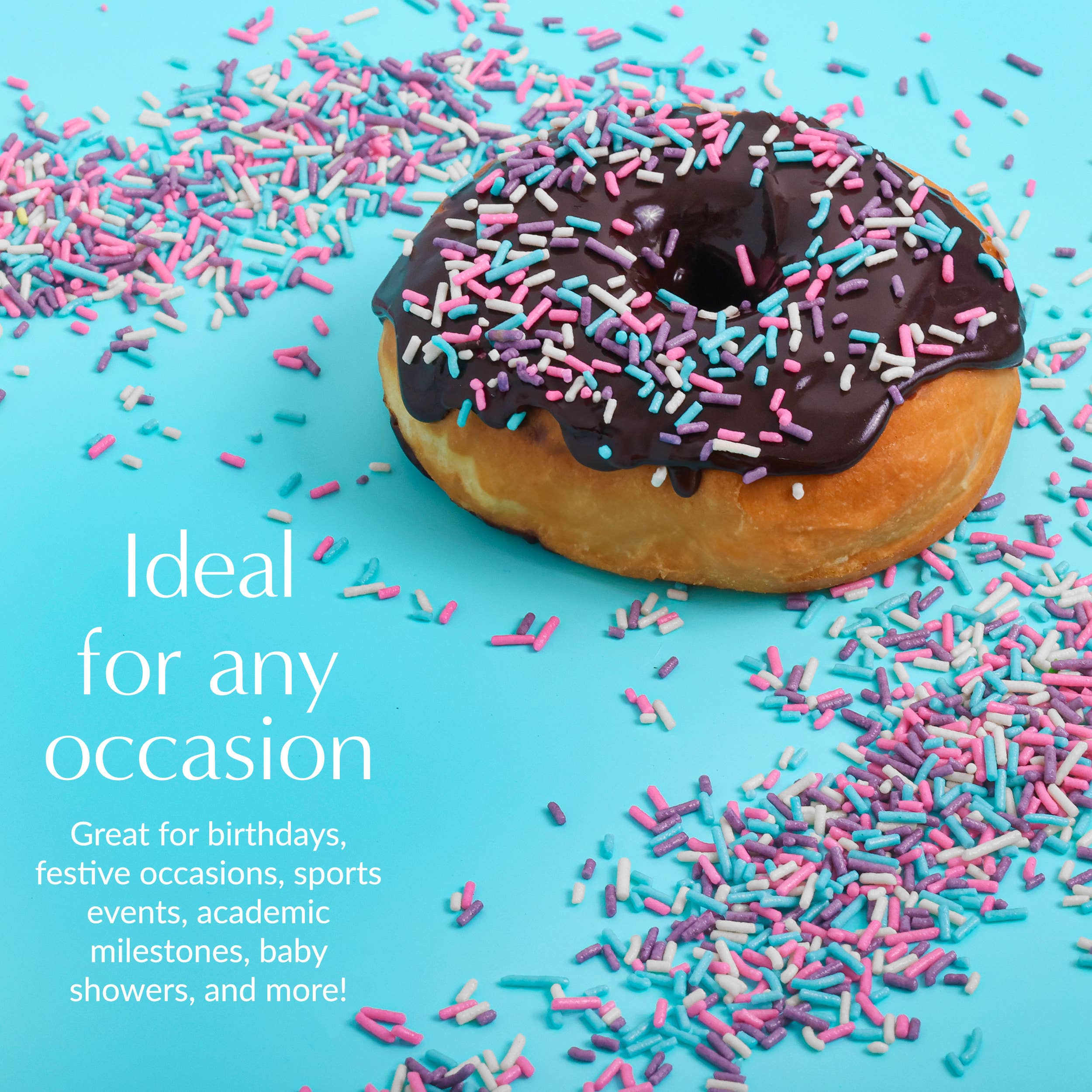 Sprinklemania - Wholesale Sprinkles - Sprinklemania Sprinkles : Cotton Candy Flavored 7oz4