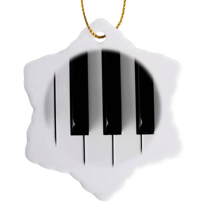 3dRose, Teclas de Piano, Adorno para venta al por mayor de 3dRose