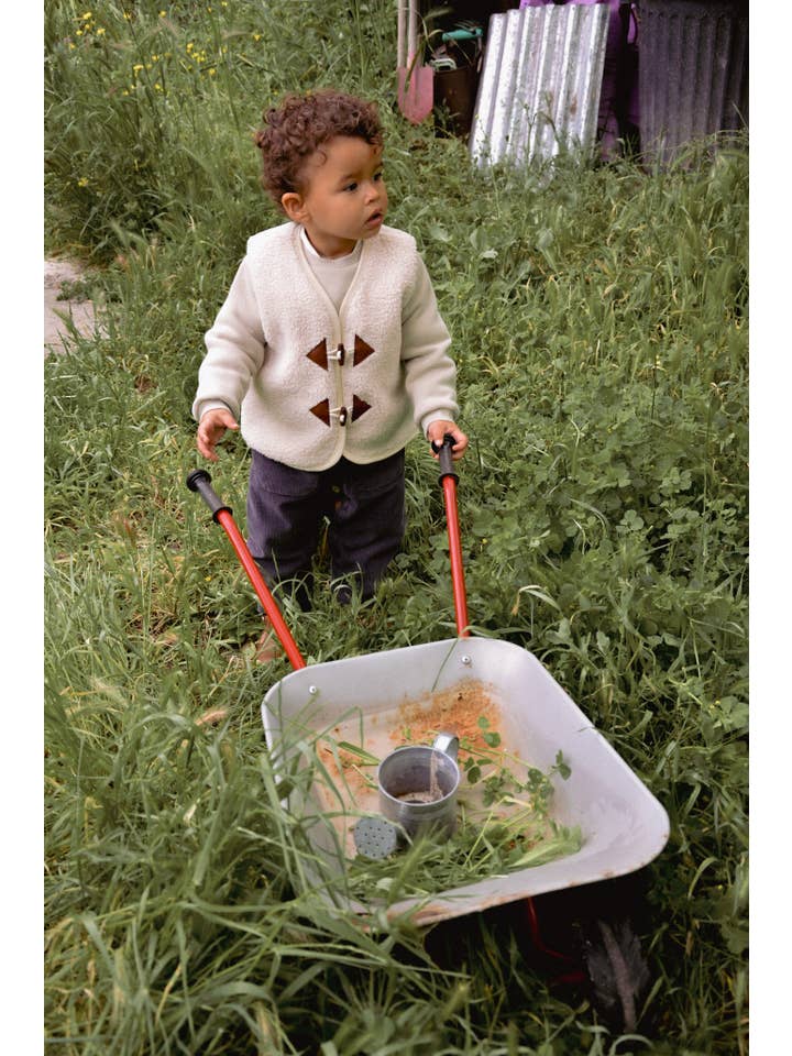 Eli & Nev - Wholesale Outerwear Vest - Kids - Baby / Kids Teddy Vest with Checkered Lining OEKO-TEX