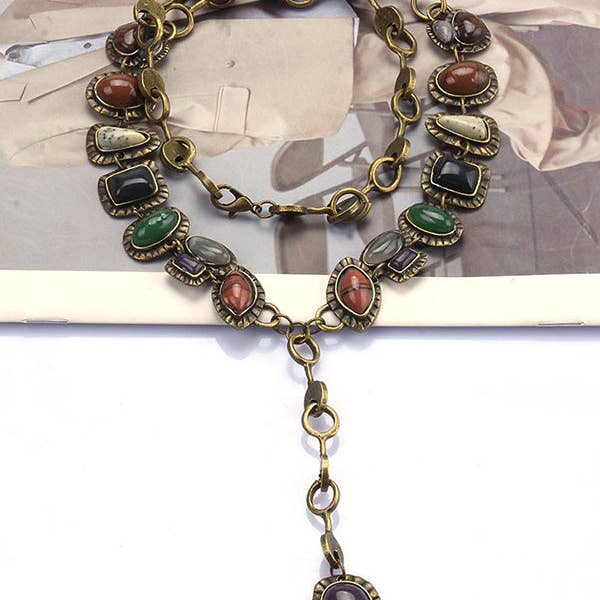 COPPER Beaded Chains Necklaces Accessories for wholesale on Faire