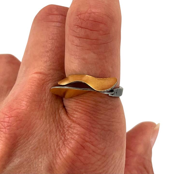 Ripple Ring for wholesale by Suzanne Schwartz Jewelry