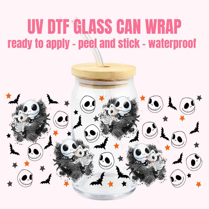 UV-DTF-BECHERFOLIE Halloween 45 für den Großhandel von One Stop Cups