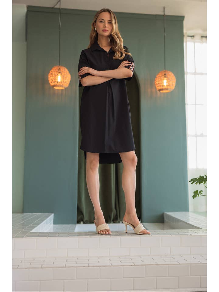 Joh Apparel - Wholesale Dress - Women's - Wendi Woven Tunic Dress3