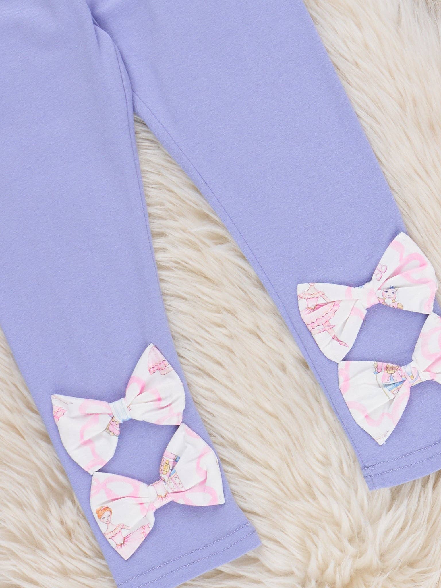 Marie Nicole Clothing - Wholesale Top & Pant Set - Kids - Nutcracker Bows Ruffle Outfit3