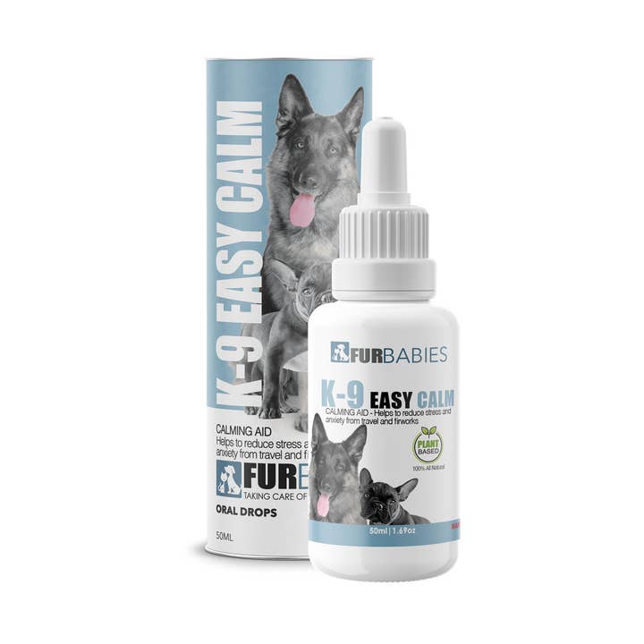 K9 Easy Calm Oral Drops 50mL bottle for wholesale by FurBabies Pet Products
