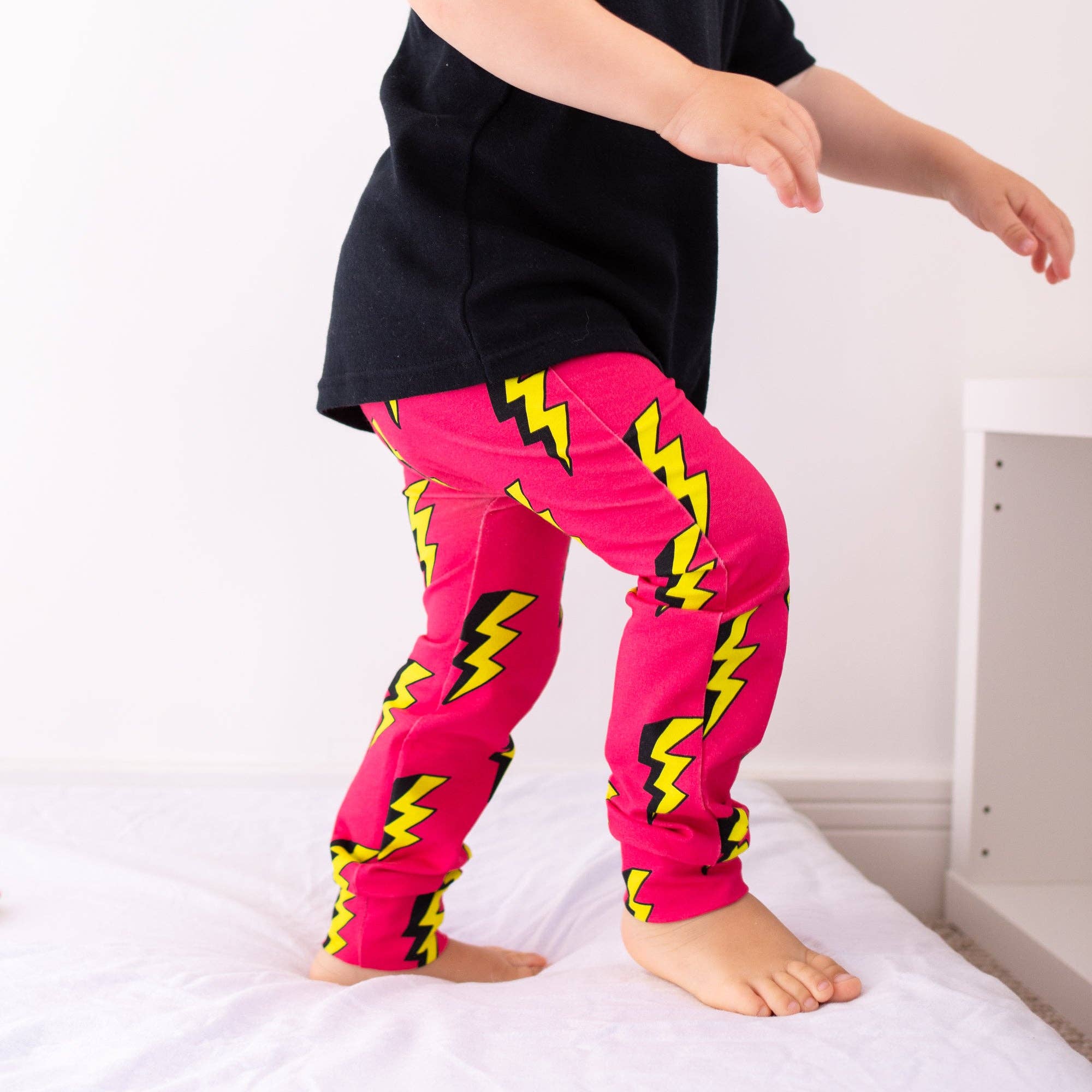 Fred & Noah - Vente Legging tendance – enfant - Legging Pink Bolt11