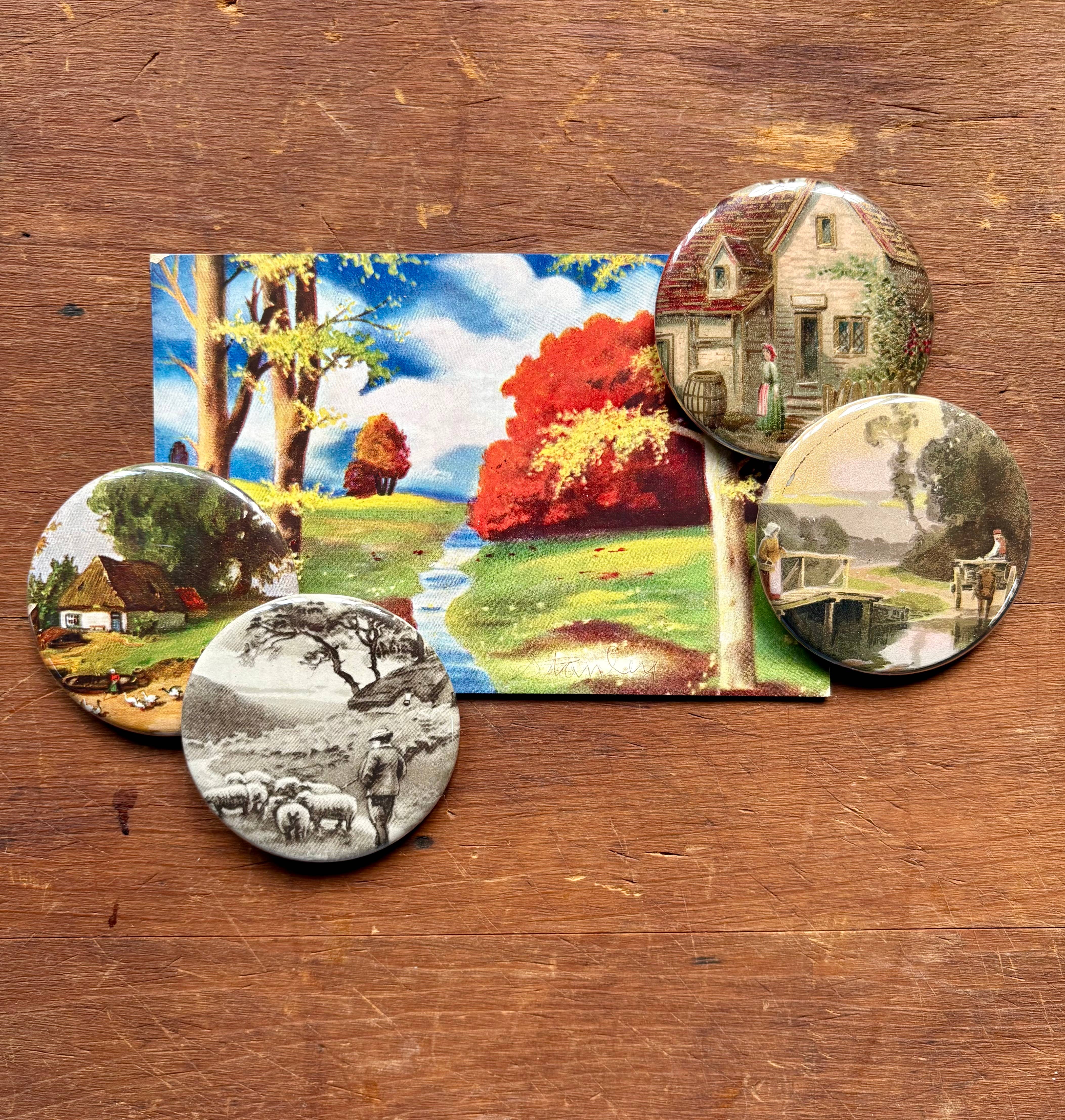 joeyfivecents - Wholesale Compact Mirror - Pocket Mirrors - flowers, cottagecore valentines mothers day1