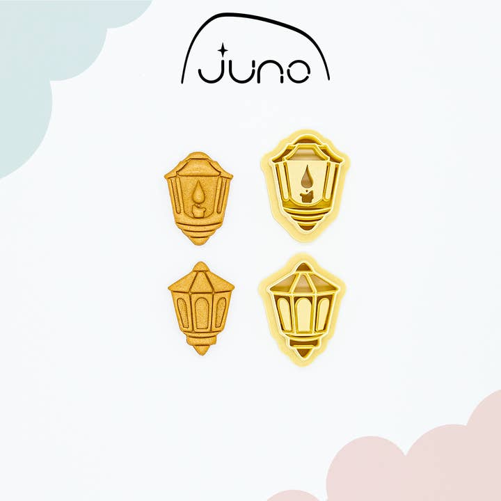 Juno 3D – wholesale Biscuit cutter – Lantern Candle Printed Clay, Polymer Clay, Cookie Cutter