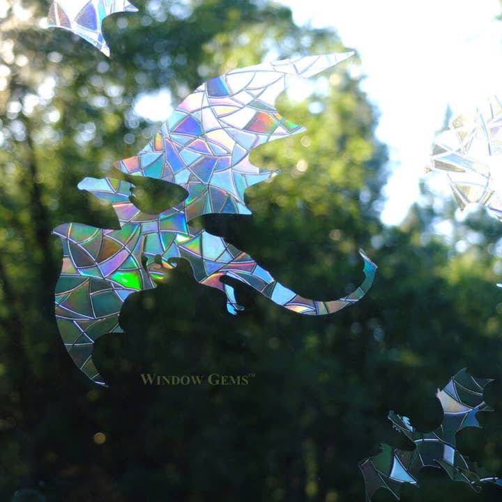 Window Gems – wholesale Suncatcher – Dragon Prism Window Decals - Bird Strike Protection1