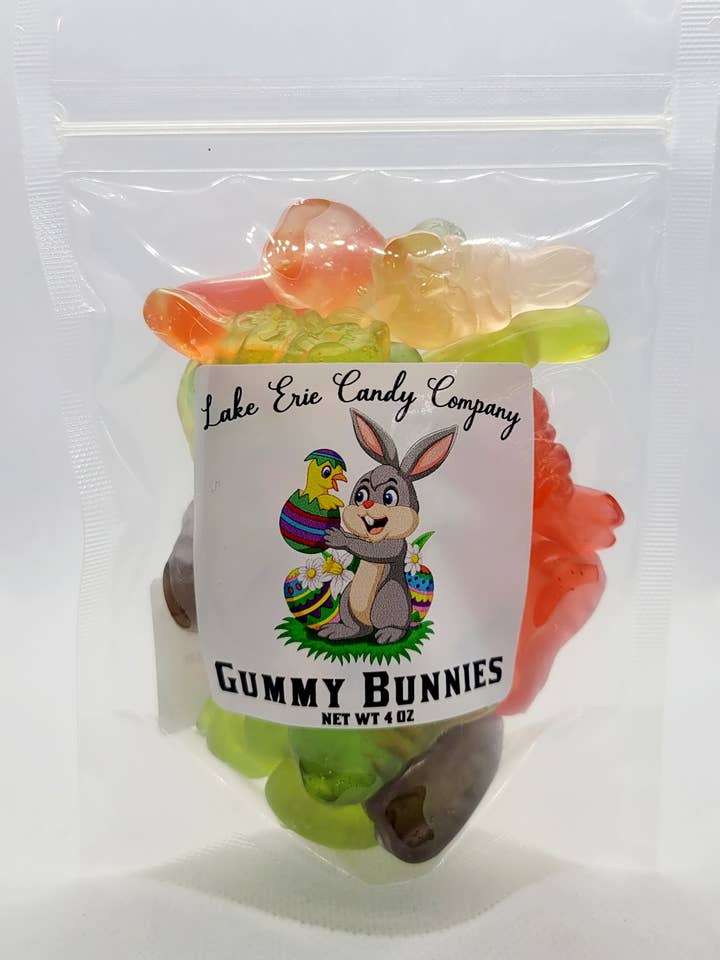 Gummy Bunnies for wholesale by Lake Erie Candy Company
