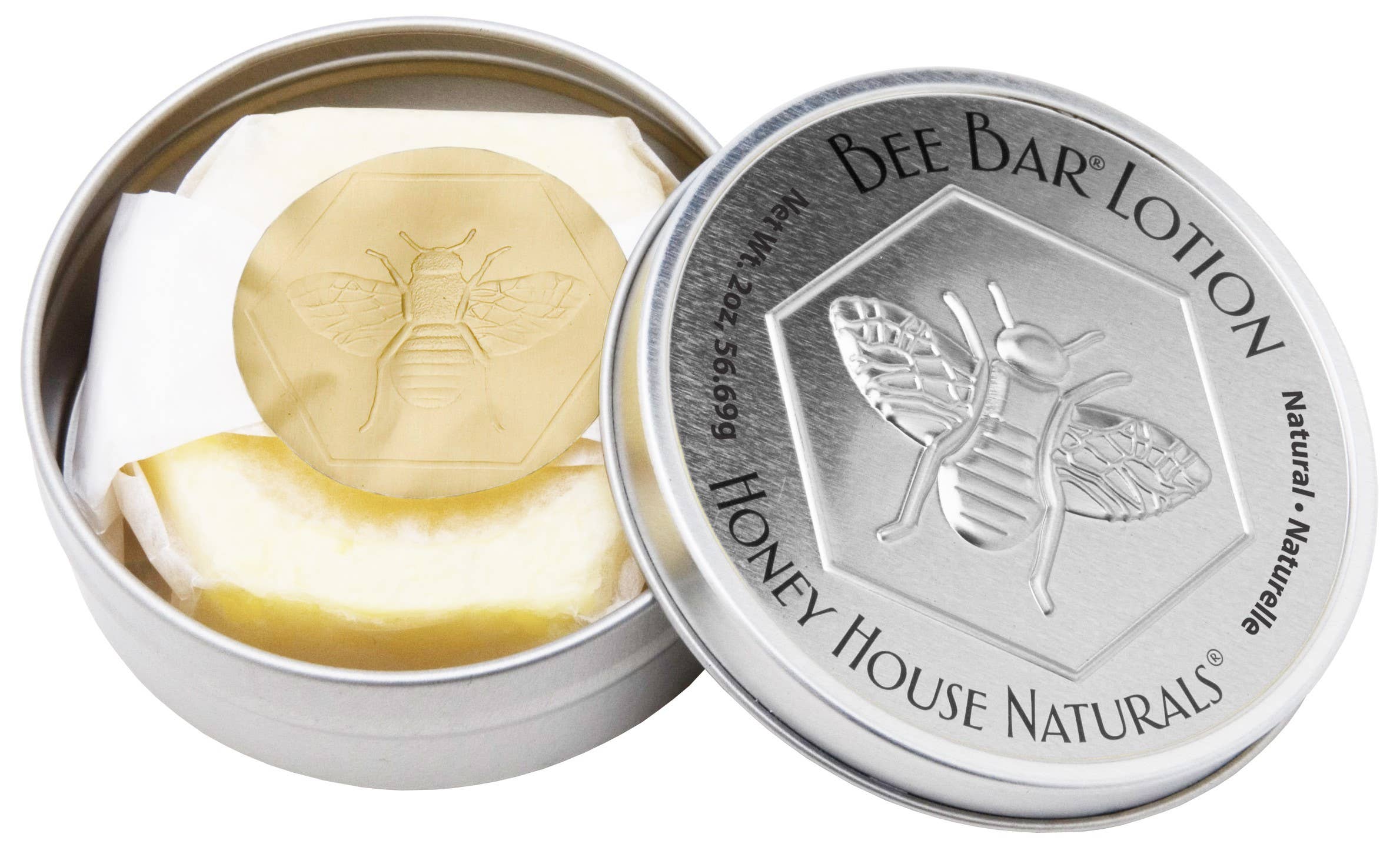 Honey House Naturals - Wholesale Solid Lotion - Large Bee Bar Display – 18 Pieces - Free Tester - Save $16