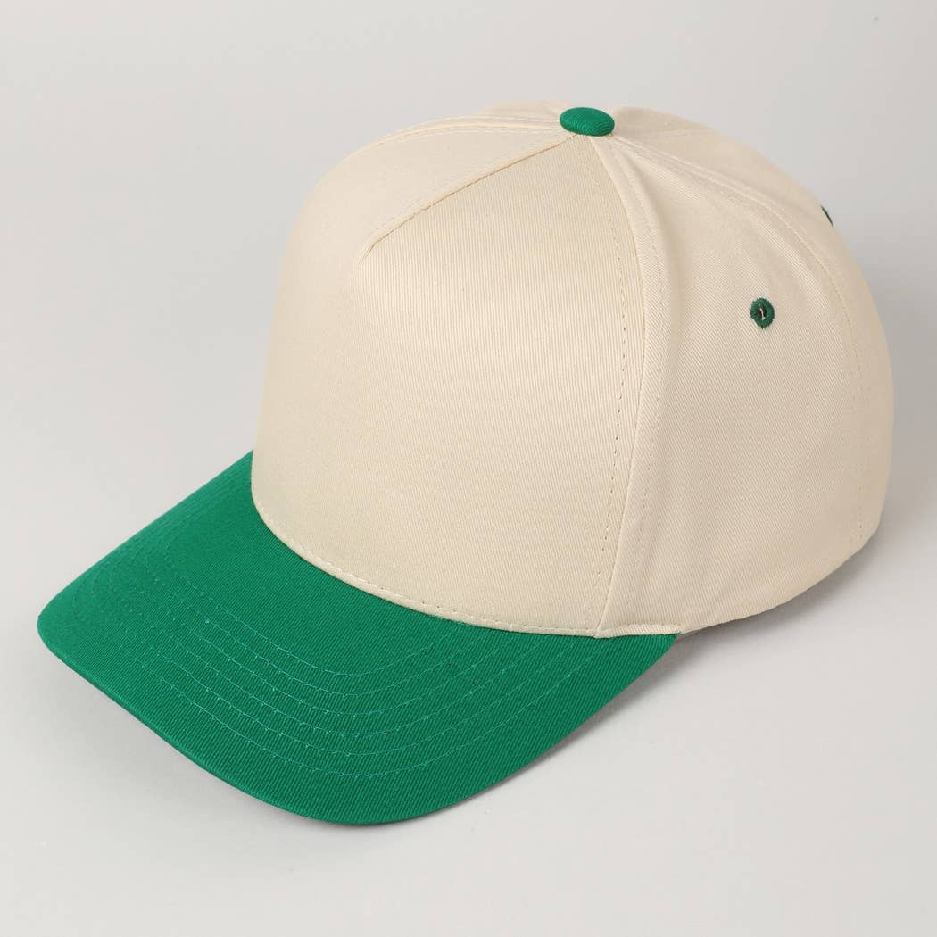 Fashion City - Wholesale Baseball Cap - Unisex - Plain Two-Tone Canvas Cotton Trucker Hat33