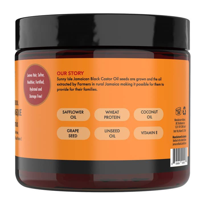 Sunny Isle - Wholesale Hair Mask - Sunny Isle Jamaican Black Castor Oil Intensive Repair Masque - 16 oz.