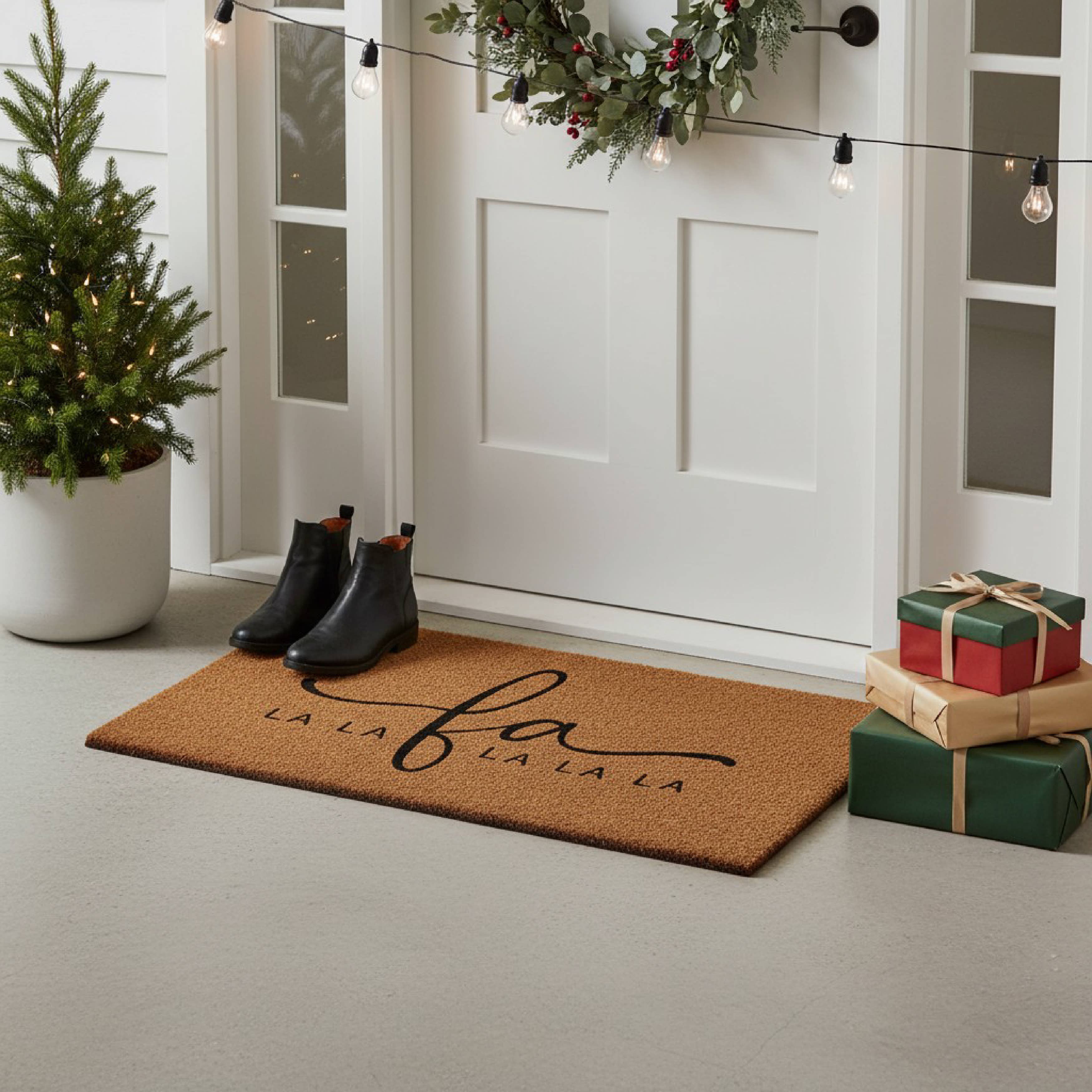 Calloway Mills - Wholesale Door Mat - Chic Fa La La Doormat2