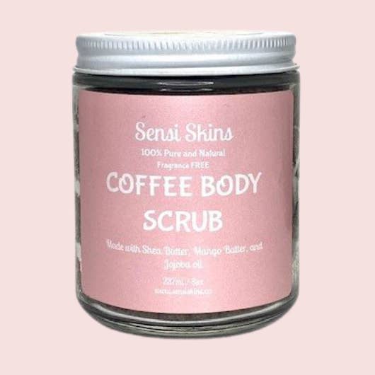 Coffee Body Scrub for wholesale by SensiSkins