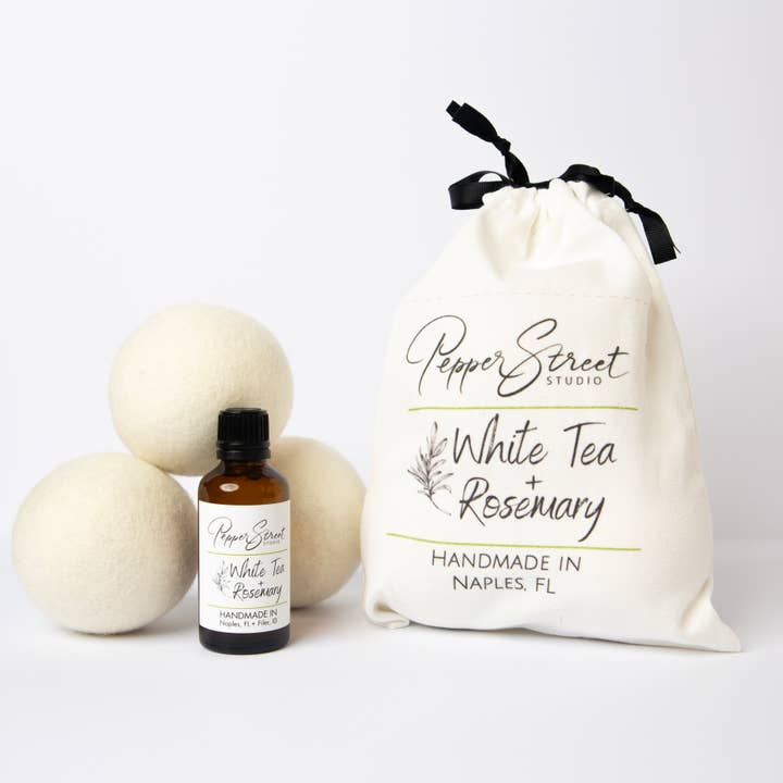 Set met ballen voor woldrogers voor wholesale door Pepper Street Studio