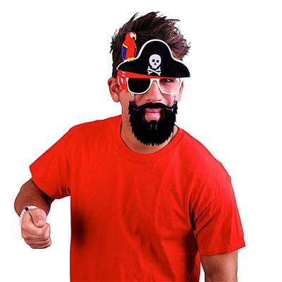 H2W dba Sun-Staches - Wholesale Sunglasses - Kids - Cross Skull Parrot Pirate Beard Sun-Staches4