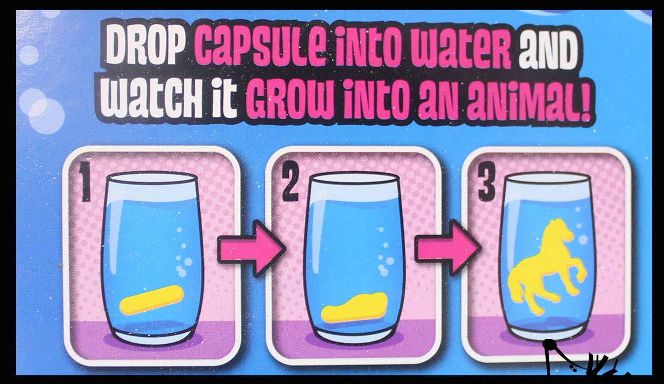 Curious Minds Toys – wholesale Bath toy – Baby – 1 Safari Sponge Capsules - Place in Water Animals6