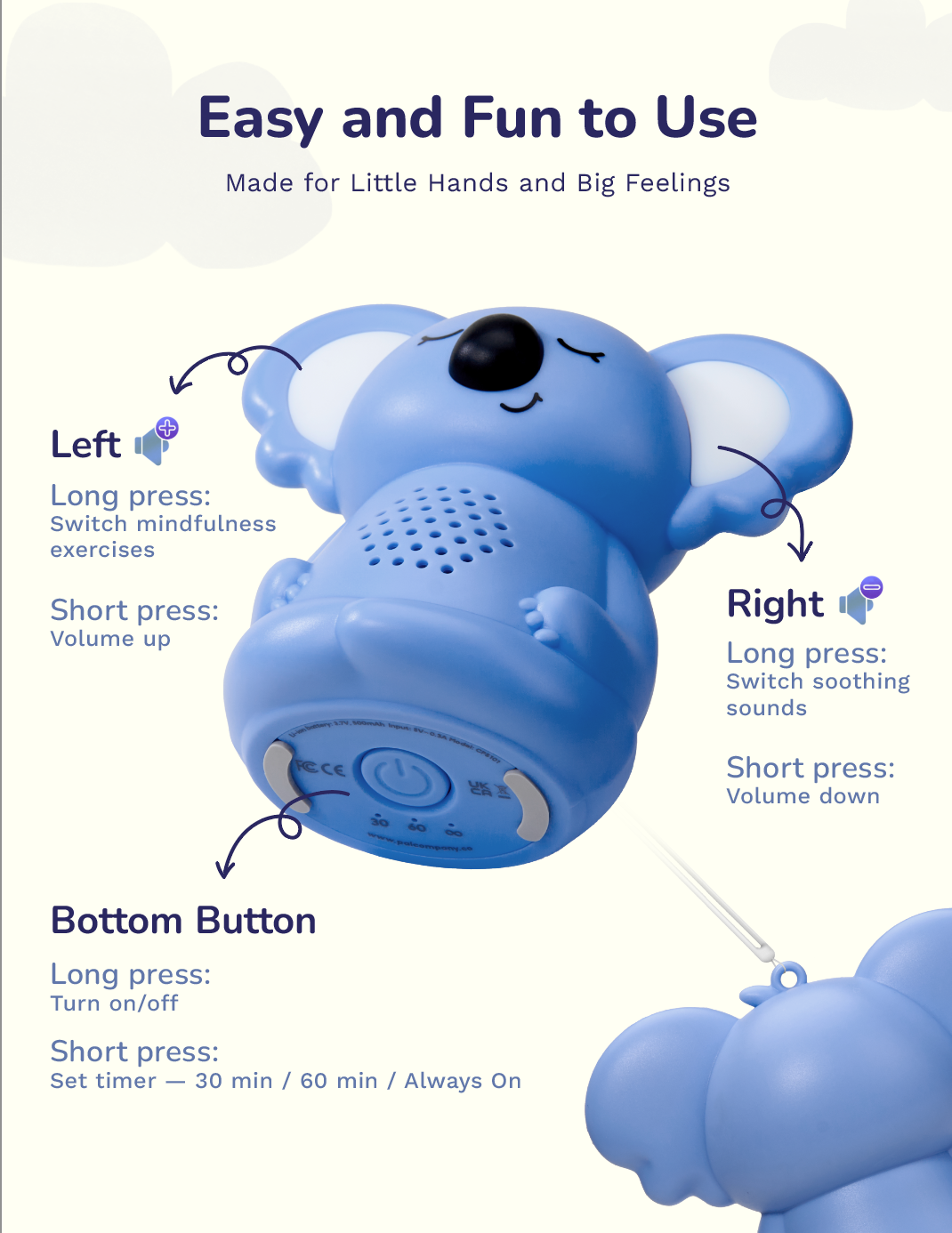 The Pal Company - Wholesale White Noise Machine - Calming Pal - 'Kyle' the Koala5