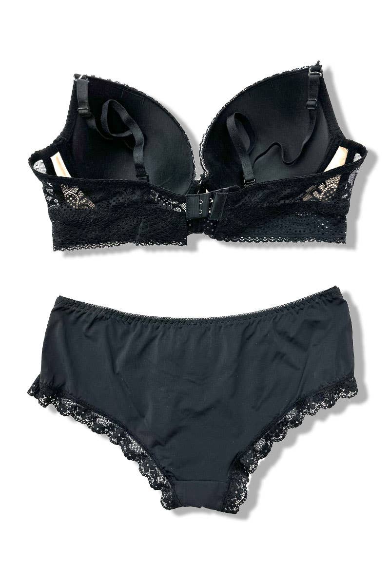 Belle Com'Elle - Wholesale Lingerie Set - Women's - Cup C Bra and Panty Set/AZ1601311