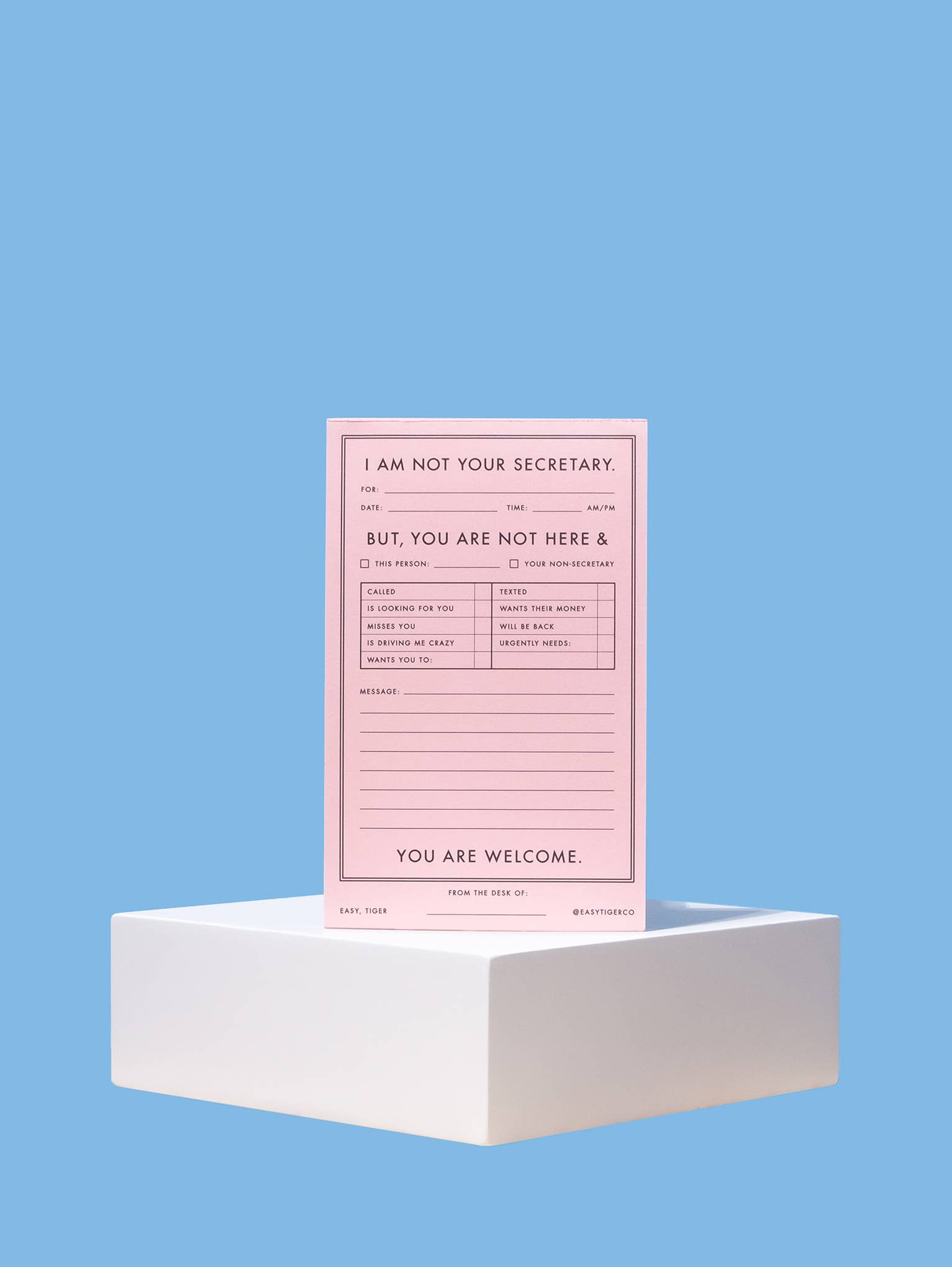 Made Market Co. - Wholesale Notepad - Notepad Secretary1