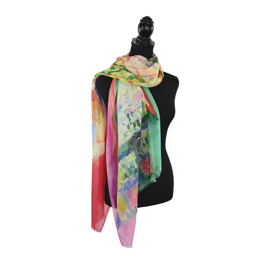 Dupatta Designs – Engroshandel Tørklæde - Dame – Vita Painterly Vinduetørklæde1