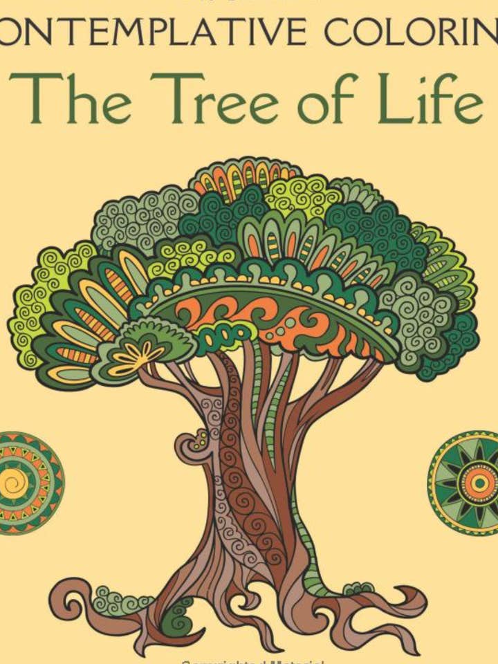Coloración Contemplativa: Árbol de la Vida para venta al por mayor de Anamchara Books