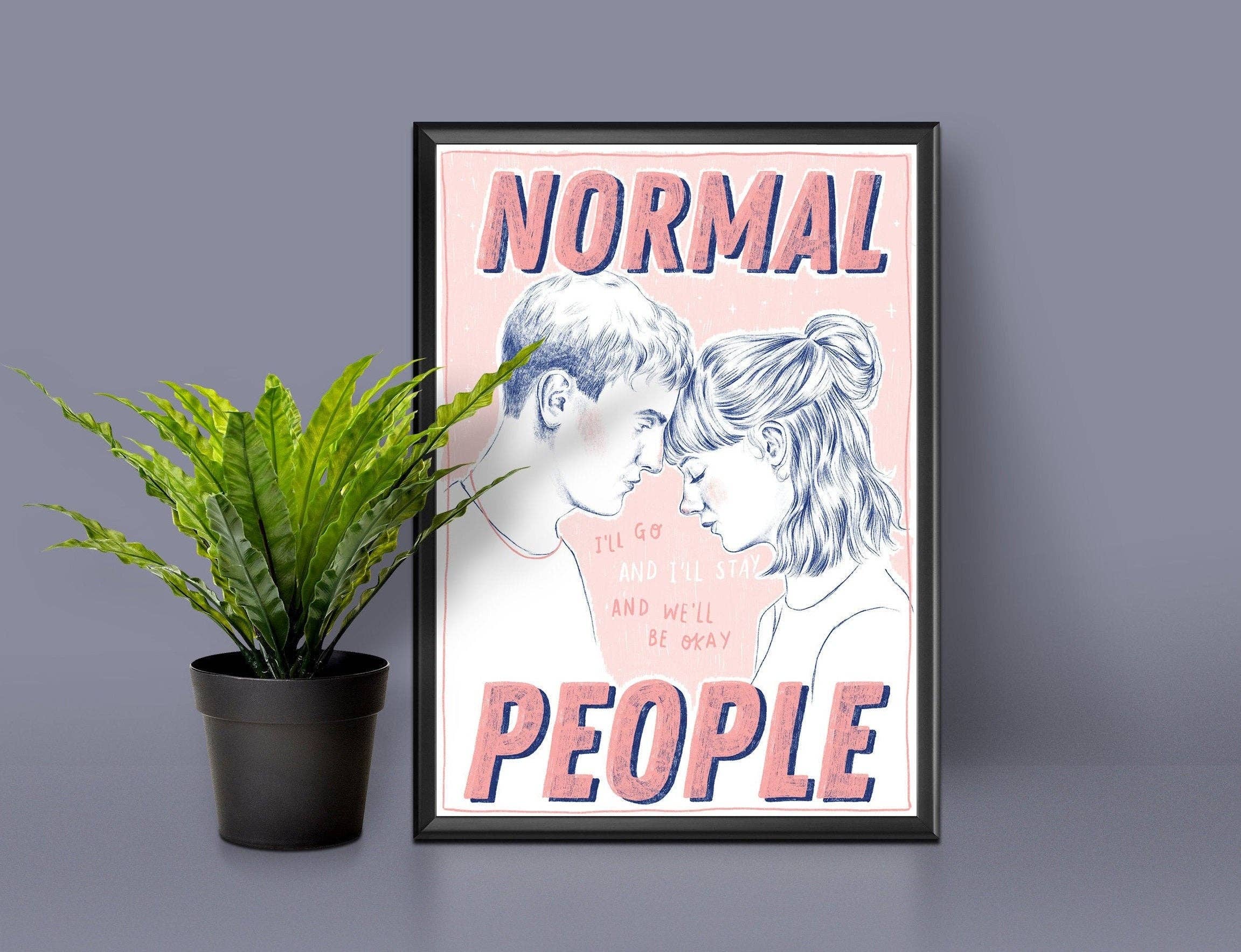 Spilt Milk Press – wholesale Art print – Normal People A4 Print4