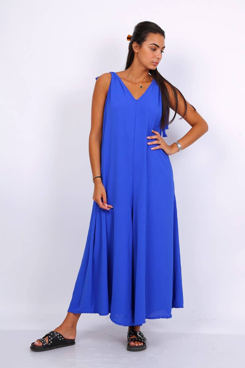 LORIANE - Vente Combinaison – femme - 10816 - COMBINAISON LARGE SANS MANCHE UNI24