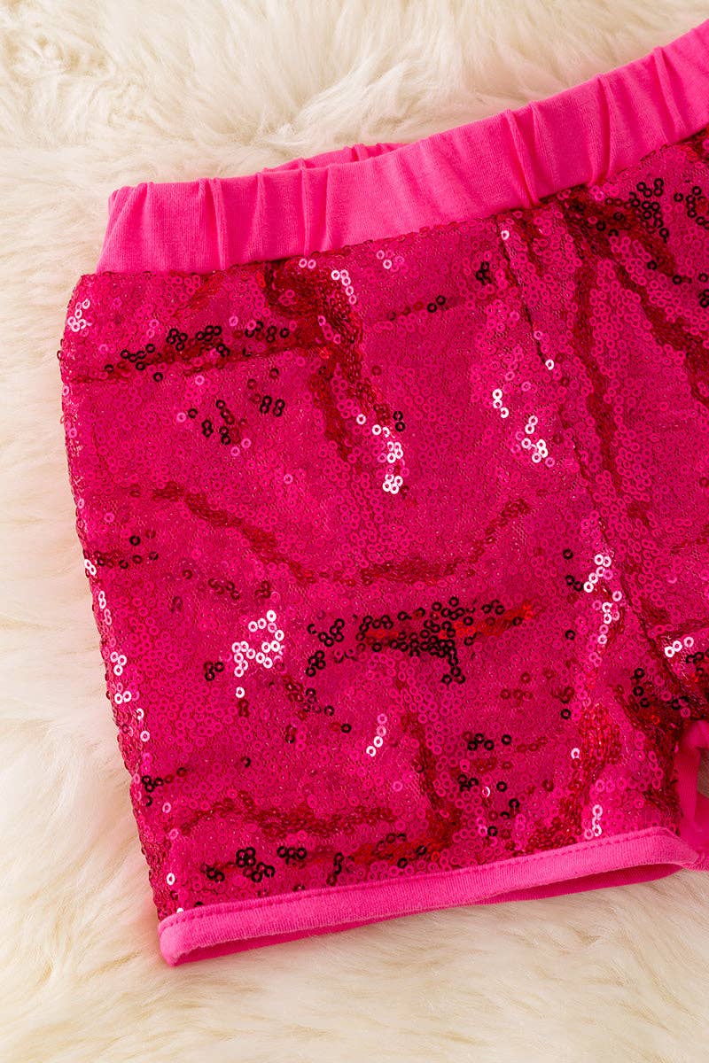 Kids Charm Online - Wholesale Shorts - Kids - Girl front sequins shorts. Available in 3 colors. Sol7
