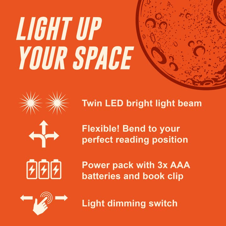 if USA - Wholesale Booklight - The Incredible Spaceman Book Light