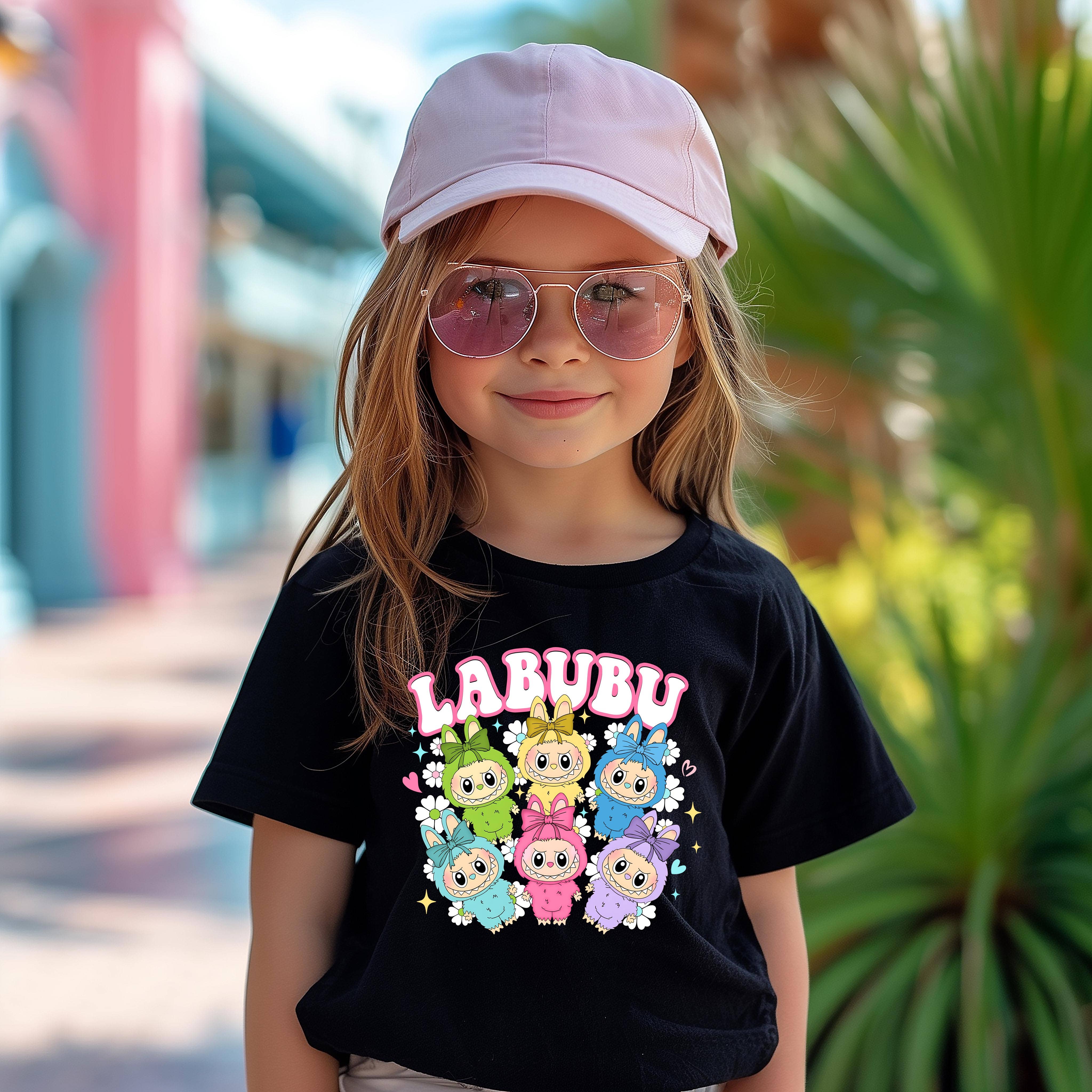 The Detailed Diva – wholesale Screen printed t-shirt – Women′s – LABUBU Graphic Tee – Playful & Colorful Unisex T-Shirt1